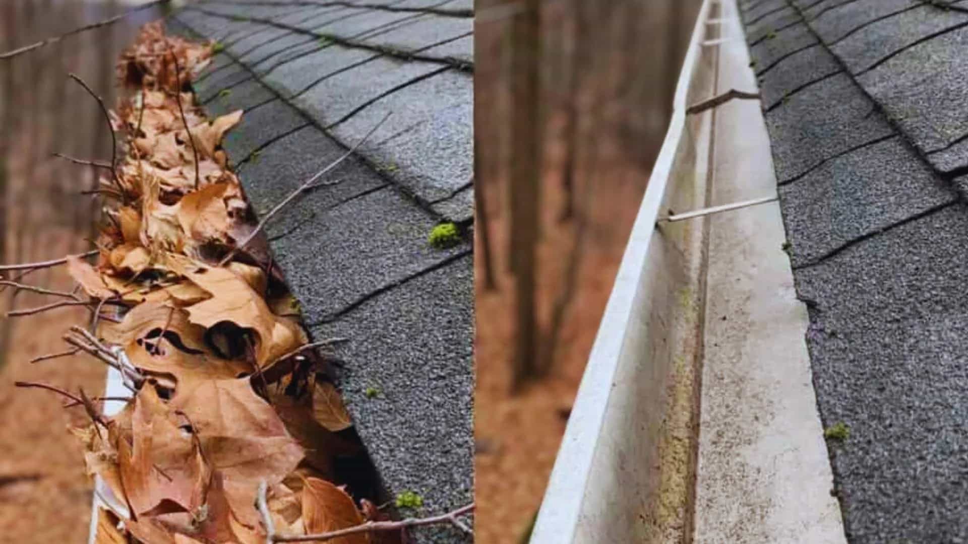 Gutter transformation in Vars - before and after agricultural service