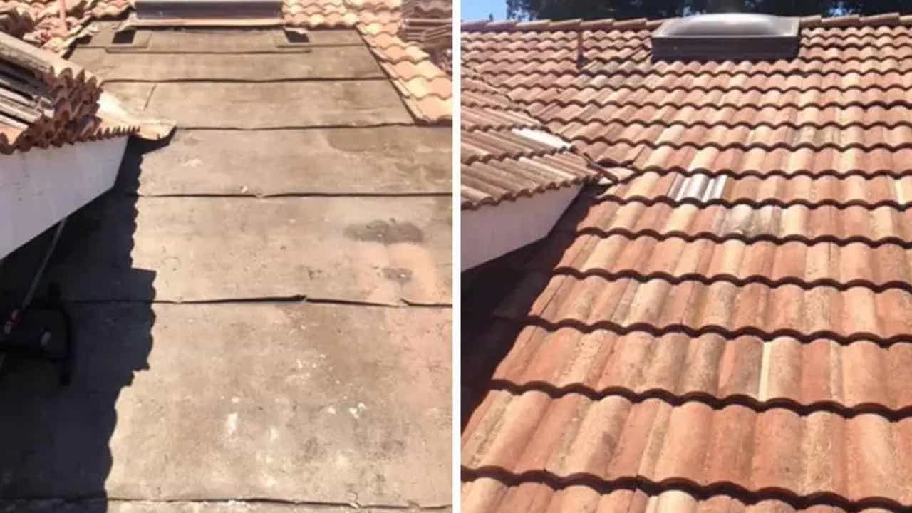 Before: Missing shingles and worry. After: Complete repair and peace of mind.