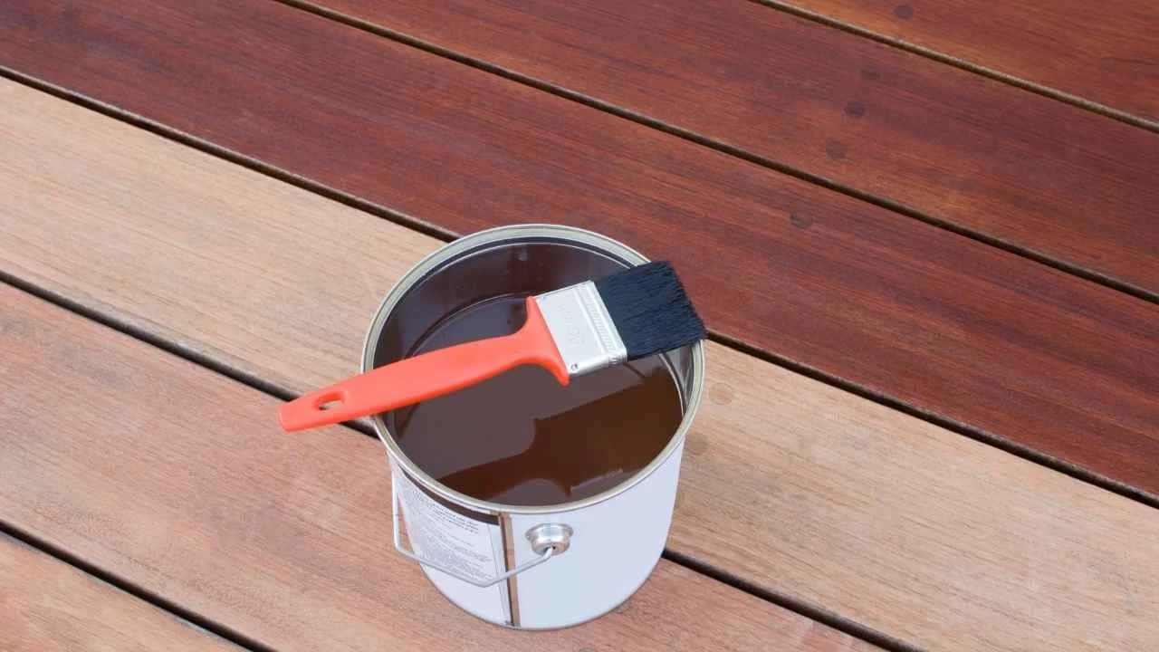 Deck painting specialists restoring an Ottawa wood deck
