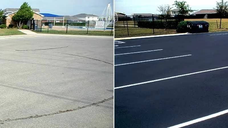 Financial district sealcoating: from urban wear to corporate sharp