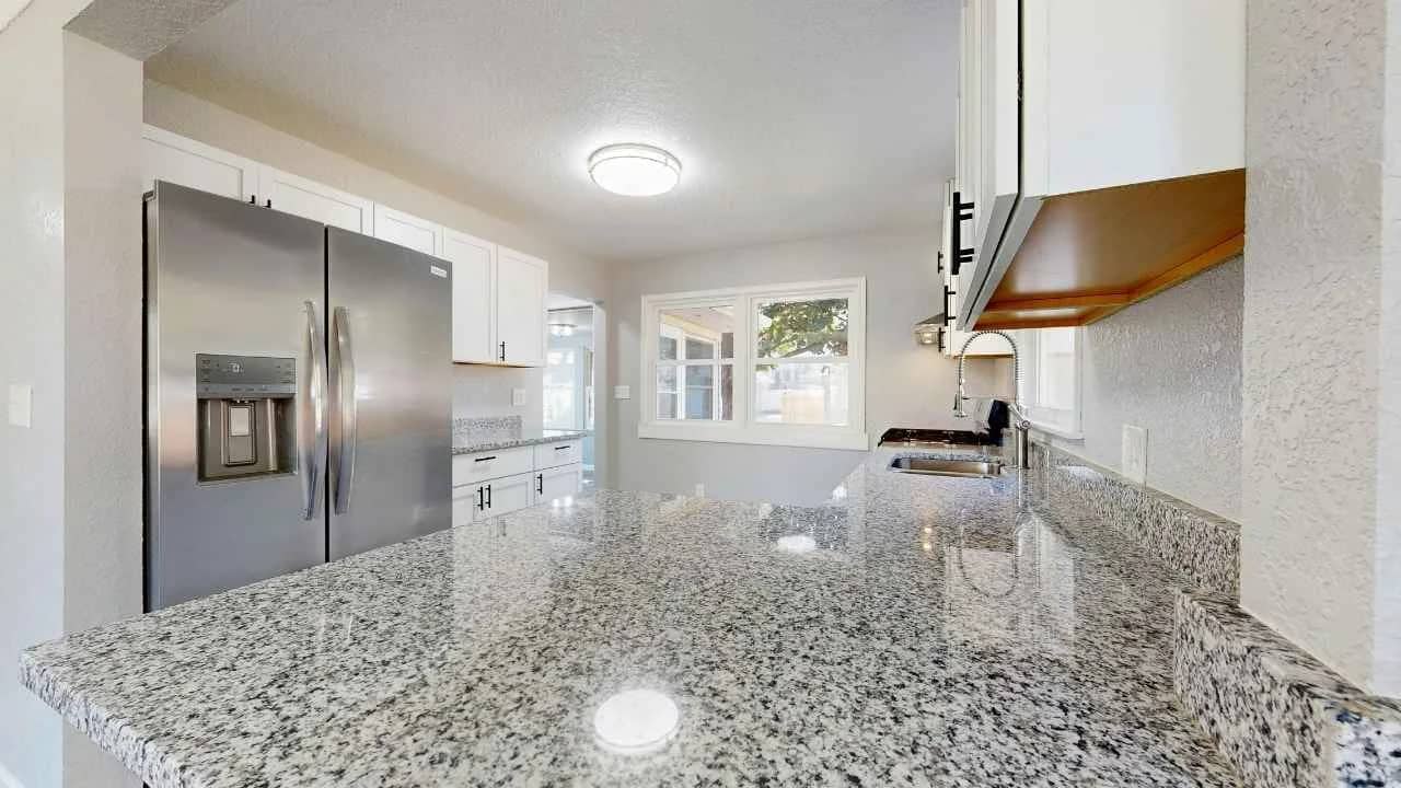 Granite countertop installation in a Hogs Back area kitchen