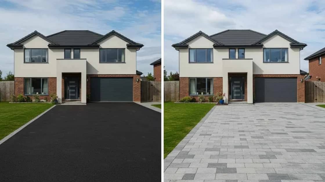 Nepean home interlock installation: from aging to beautiful established entrance