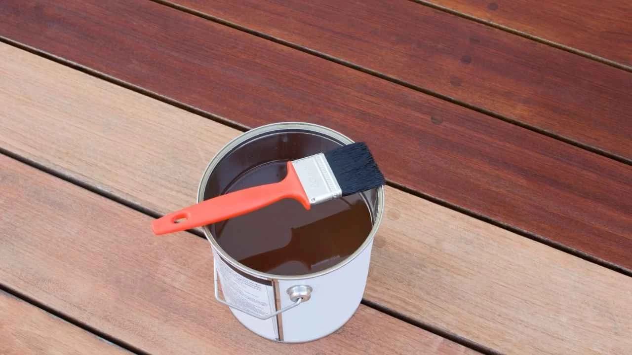 Deck painting specialists restoring an Ottawa wood deck